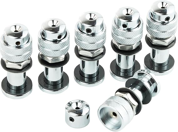 Guyker Tuning Pegs, Chrome Guitar Tuners Tuning Keys Machine Heads(GK01, 6 Piece)
