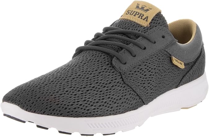 Supra Men's Hammer Run Charcoal Mesh Athletic Shoe