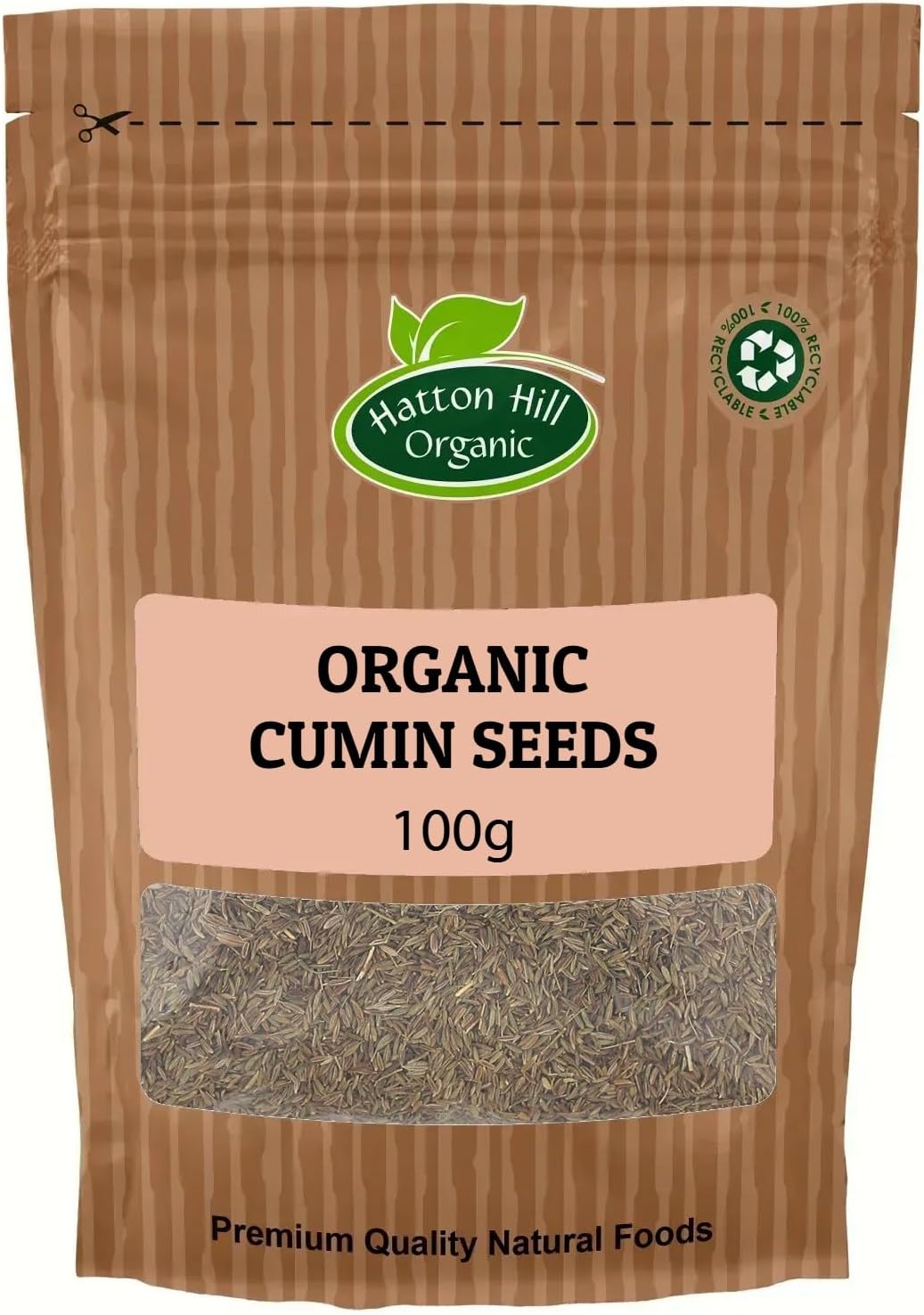 Organic Cumin Seeds 100g by Hatton Hill