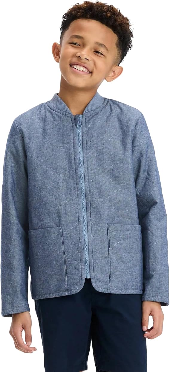 Cat & Jack Boys' Quilted Aviation Jacket -
