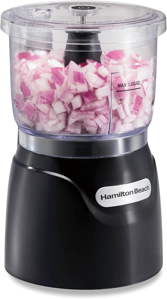 Hamilton Beach 3 Cup Electric Vegetable Chopper & Mini Food Processor