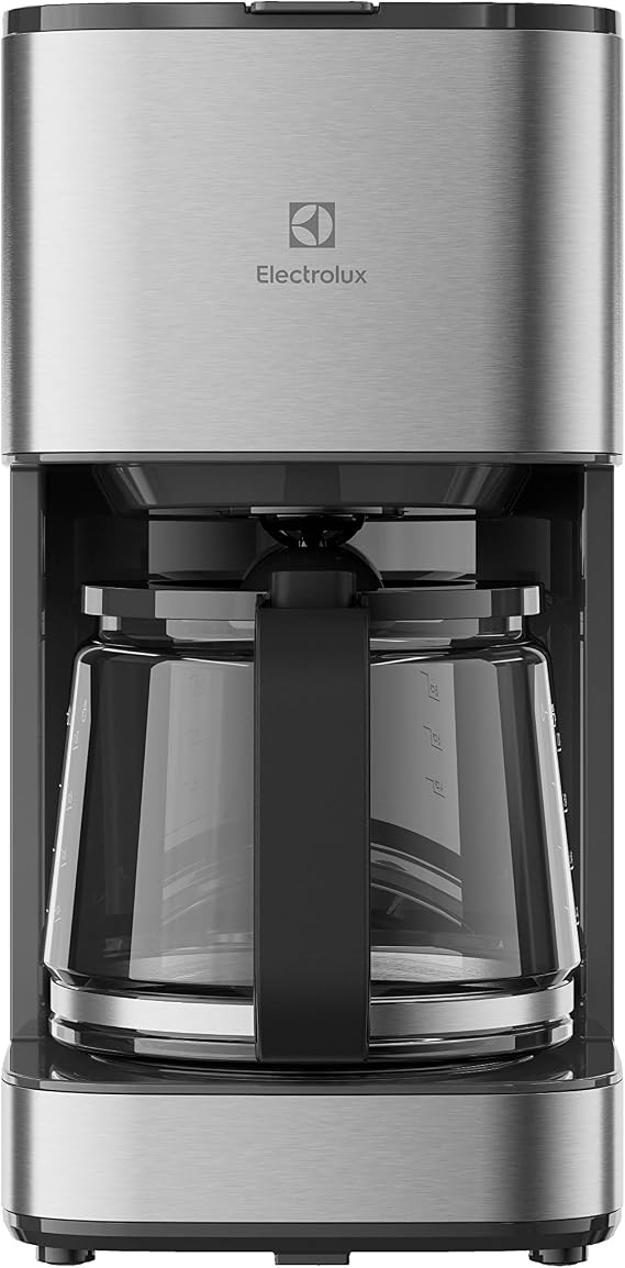 Electrolux E3CM1-3ST Create 3 Series Filter Coffee Machine, Water Level Indicator, Anti-Drip, Automatic Shut-Off, Easy to Clean Filter
