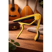 Nemesis FC-75 Gitar Capo Saz Bağlama Kaposu Gitar için Uyumlu Gold Kapo