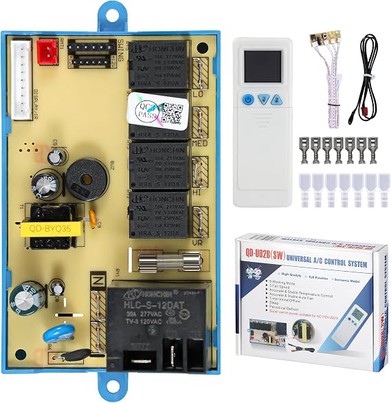 Universal AC Control Board, Multifunctional Panel 110-220V with Accessories