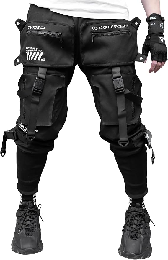 Fabric of the Universe Techwear Fashion Cargo Jogger Pants