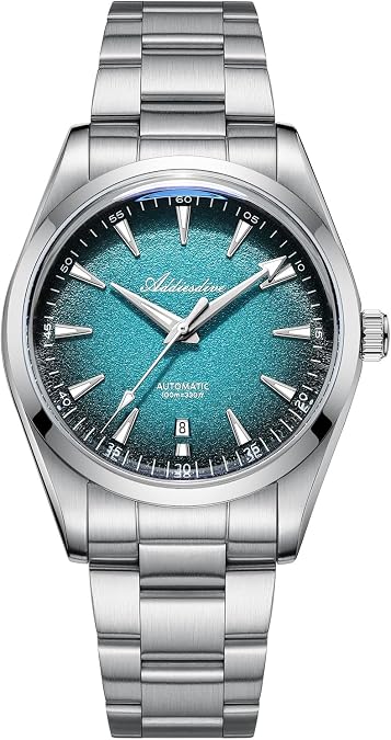 ADDIESDIVE Luxury Automatic Watches for Men 8215 Aovement Luminous 100 M Waterproof Date Display Unisex Minimalist Watch