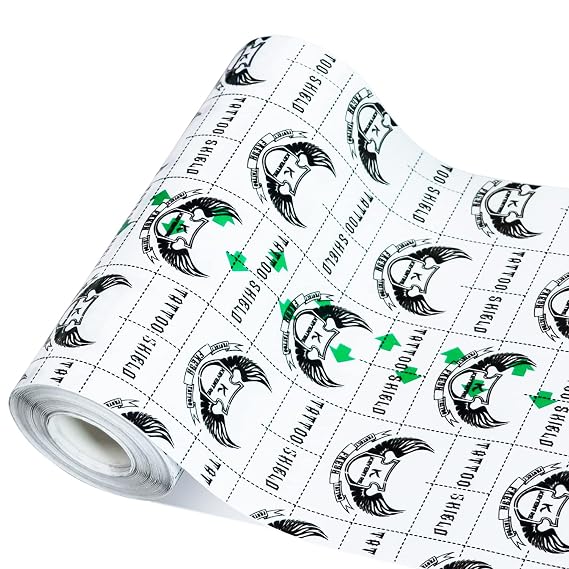 Tattoo Aftercare - Second Skin Bandage for Faster Healing & Protection - 8" x 10 Yard Waterproof Film