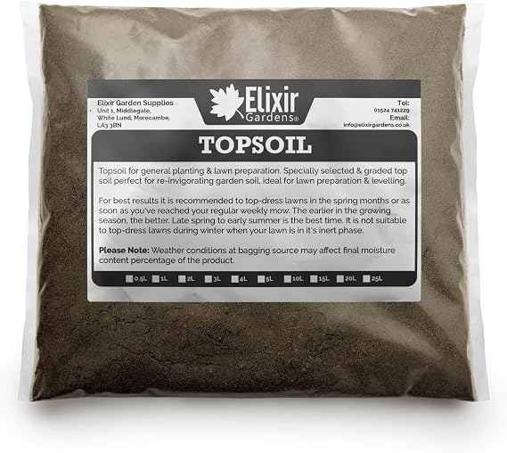 Elixir Gardens Premium Graded Screened Topsoil 10L