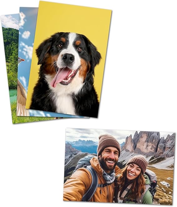 Personalized Photo Prints 4x6 5x7 810 Custom Picture prints with your Photos Glossy Finish Standard Size - Set of 2, 6, 12, or 20 - UNFRAMED - Gift Wrapping Same Day Pick Up Great Personalized Gift Idea (6 Pcs, 12 * 16 Inch)