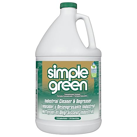 Simple Green Industrial Cleaner And Degreaser, Concentrated, 1 Gal Bottle (Pack of 4)