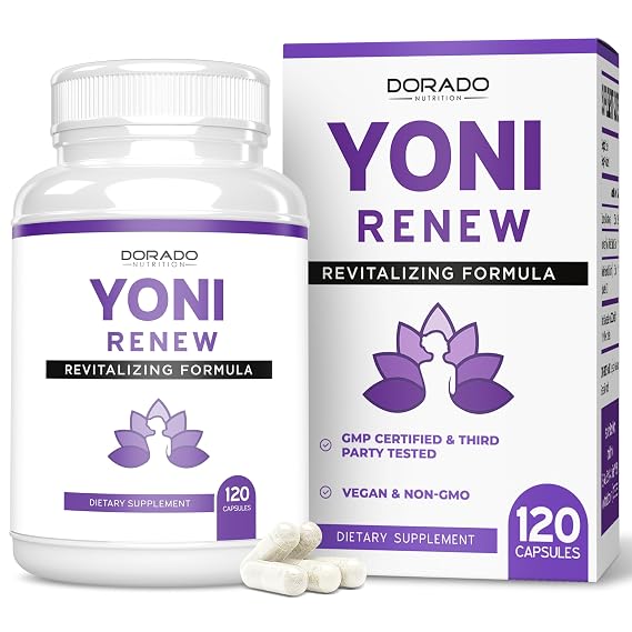 Vaginal Tightening Support Pills - Yoni Balance - (120 Capsules) - No Gel or Cream Needed - Healthy Vagy Rejuvenation & Structure With Kacip Fatimah - Non GMO & Vegan - USA Made - (120 Vegan Capsules)