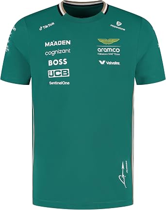 Aston Martin F1 2025 Fernando Alonso Team Tshirt for Men
