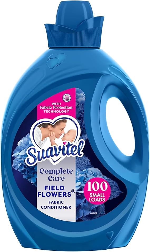 Suavitel Complete Liquid Fabric Softener, Field Flowers Scent, 100 fl oz