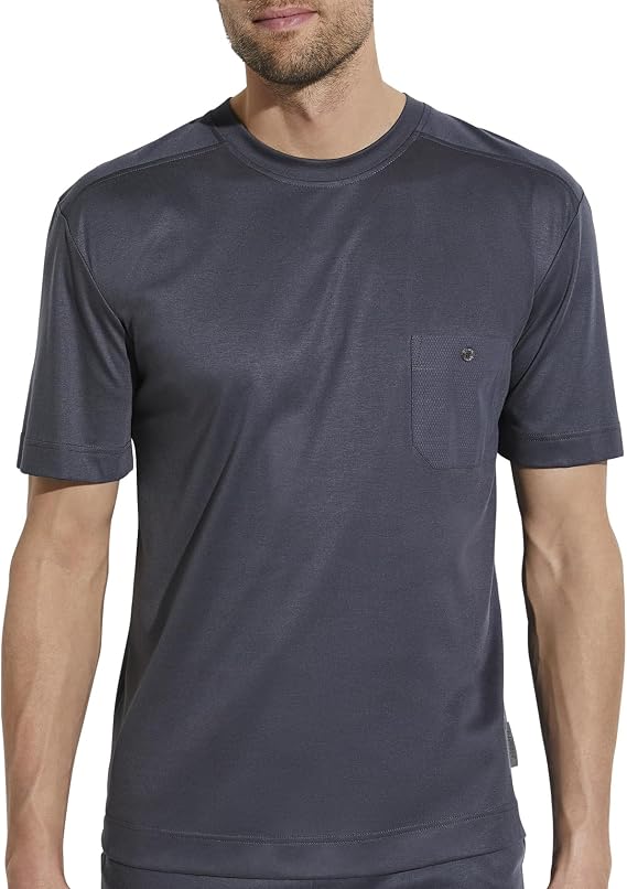 Modern Lounge T-Shirt - Short Sleeve Midnight by Zimmerli Textil AG