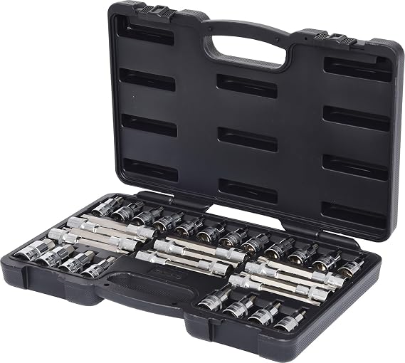 KS TOOLS 1/2" CHROMEplus Bit Socket Set, 32 pcs