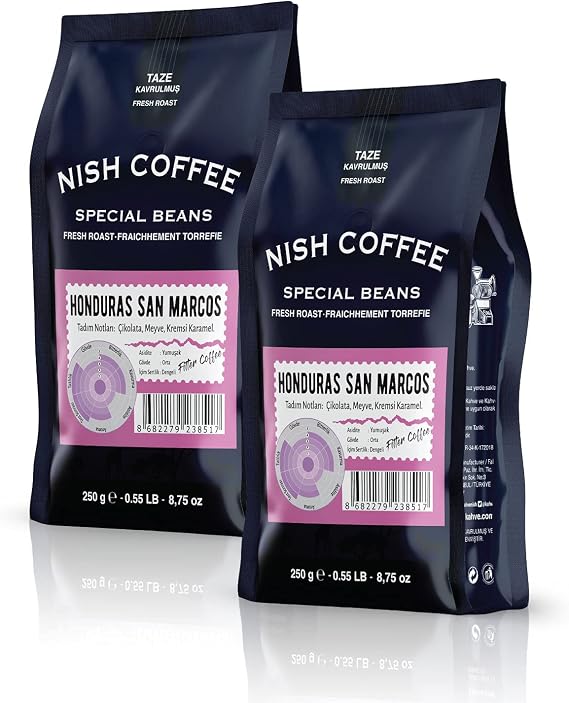 Nish Filtre Kahve Honduras San Marcos 2x250 gr - Çekirdek