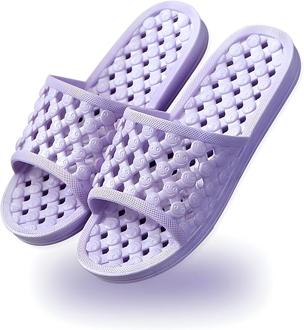 AYYDMY Shower Shoes Unisex Quick Drying Slippers for Women Men