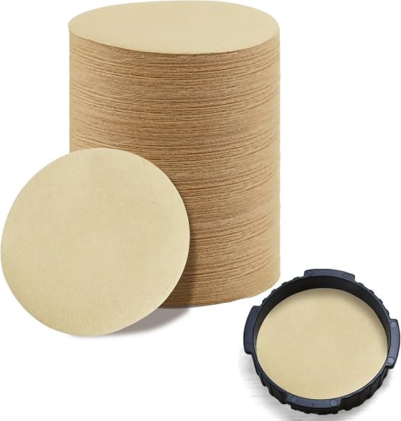1000 Pcs Brown Paper Round Coffee Filters for AeroPress Coffee Makers | Biodegradable, Unbleached for AeroPress Filters, Easy-Clean, Effortless Use, No-Trimming for AeroPress Go/Clear