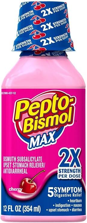 Pepto-Bismol Max Strength Liquid-Cherry-12oz