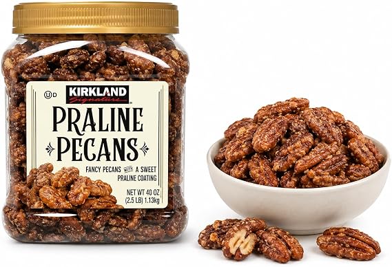 Kirkland Signature Praline Pecans, 1.13 kg