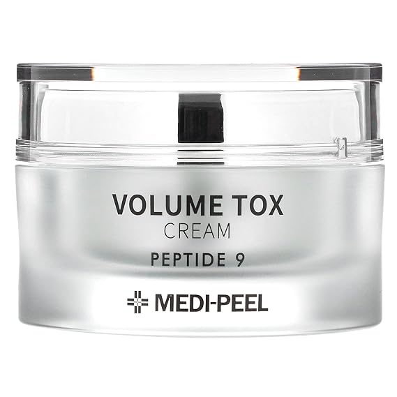 Medi-Peel Peptide 9, Volume Tox Cream, 1.76 oz (50 g), Anti-wrinkle cream, Collagen, Hyaluronic acid, Moisturizing Cream, Enhance Elasticity, Anti-aging, Volumize Skin, Korean skincare
