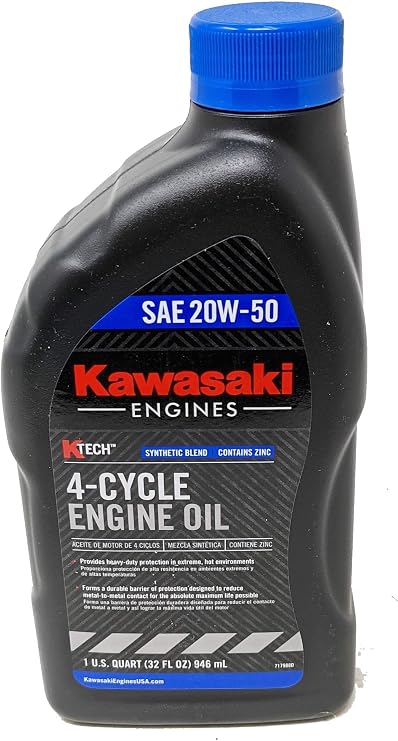 Kawasaki K-Tech SAE 20W-50 Engine Oil Quart #99969-6298