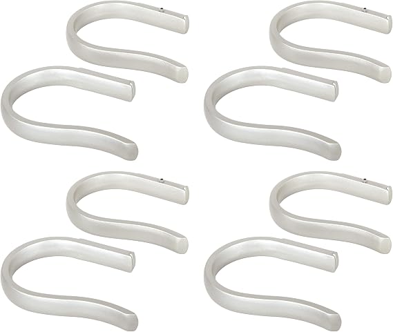 Umbra Curtain Holdback for Window Treatment Drapery Rod, Nickel (Pack of 4)