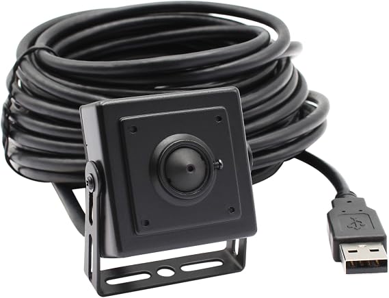 ELP 3.7mm Mini Pinhole USB Camera for Computer 1.3megapixel 960P Low Light PC Camera with Metal Case 0.01lux HD Webcam for Laptop UVC Industrial Medical Raspberry Pi Open CV Webcamera
