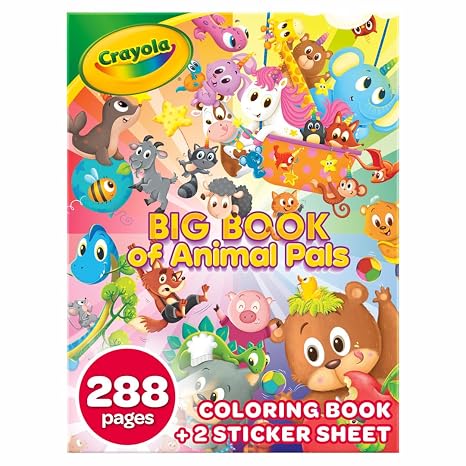 Crayola Coloring Book-Big Book Of Pals, 288 Pages 42731