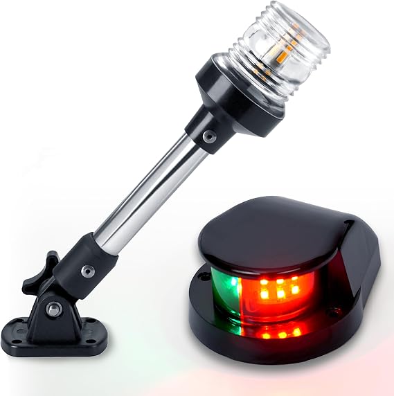 marinexplore 9" Stern Light and Bow Light for Boat