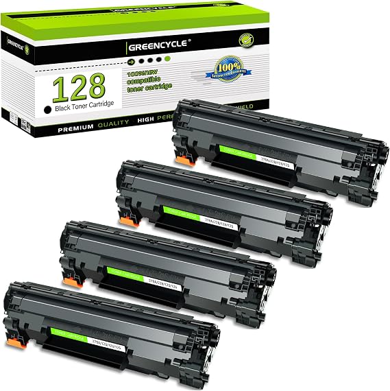 greencycle Compatible Toner Cartridge Replacement for Canon 128 CRG128