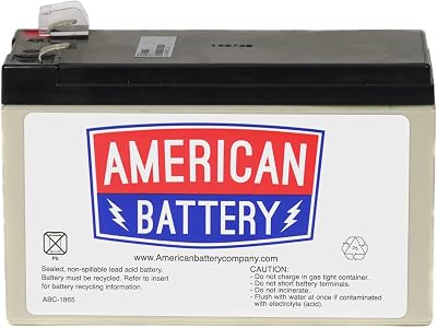 RBC17 UPS Replacement Battery for APC By American Battery
