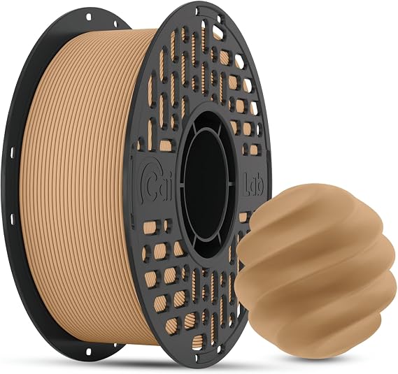 Matte PLA Filament 1.75mm, Professional High Rigidity Latte 3D Printer Filament, 1kg Spool (2.2lbs), Dimensional Accuracy +/- 0.02mm, Low Odor, Premium Matte Finish for Professional Prototypes