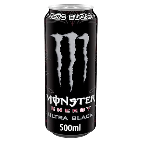 Monster Energy Zero Ultra Black 12 x 500 ml - Black Cherry - Includes 3.00€ Disposable Deposit