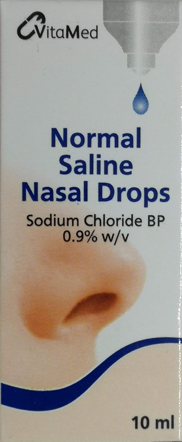 Vitamed Sterile Saline Nasal Drops 10ml