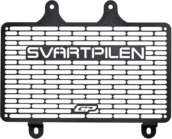 GP Kompozit Radiator Guard Black Compatible for Husqvarna Svartpilen 250 2020-2023