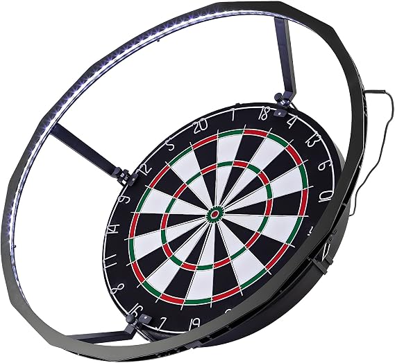 Dartboard Light Surround Ring, LED Dart Board Lighting System, Portable Shadowless Dartboard Light for All Standard Dart Boards