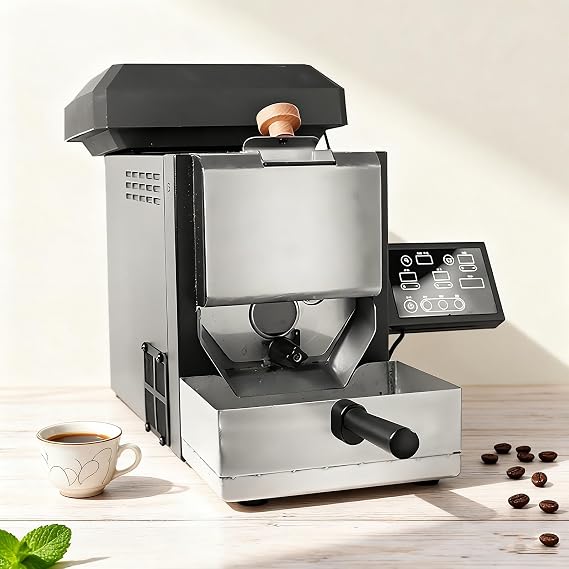 Home Coffee Roaster Machine with Coffee Bean Cooler, Electric Direct Fired Coffee Roasting,for Light Roasting