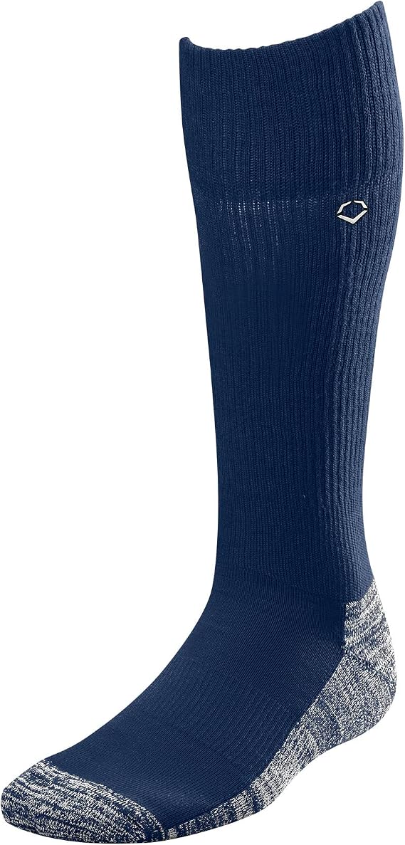 EvoShield Men S Game Socks, Navy, Large US
