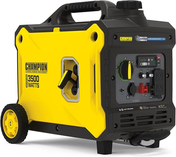 Champion Power Equipment 3500-Watt Portable Inverter Generator with Quiet Technology and CO Shield