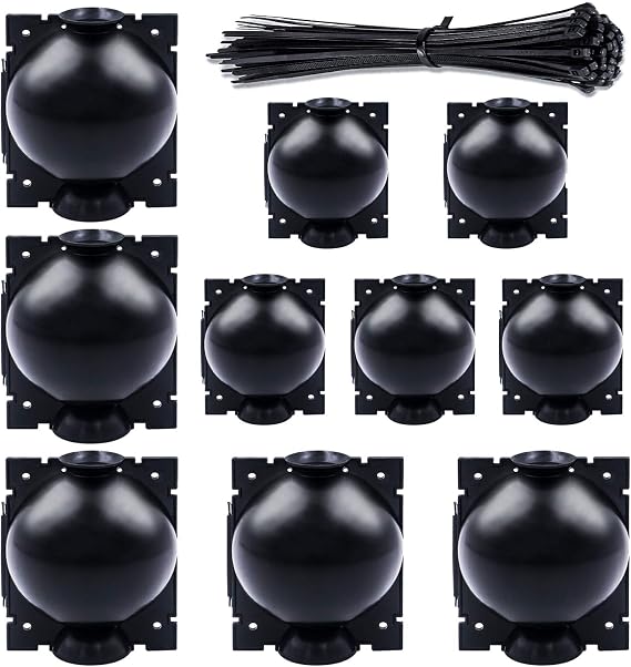 Tanzfrosch 10 Pack Tree Root Growing Box, Rooting Ball Grafting Tools, Reusable High Pressure Tree Rooter Air Layering Propagation Kit Propagator Pot Rooting Device for Trees Flowers | Reusable High Pressure Tree Rooter Air Layering Propagation Kit Propagator Pot Rooting Device for Trees Flowers