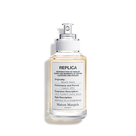 Maison Margiela Replica Beach Walk - Fresh Fragrance for Men and Women | Eau de Toilette with Bergamot, Ylang Ylang & Coconut - Long Lasting - Salty Breeze Unisex Scent Perfect for Summer Days