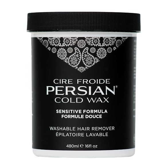 Persian Cold Wax All-Natural Sugar Wax for Body Hair Removal (16 fl OZ)