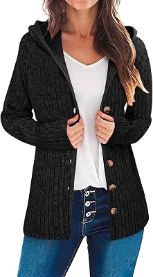 Cardigan Sweaters for Women Button Essentials Hoodies Long Sleeve Tops Business Casual Outfits Fashion Clothes 2025