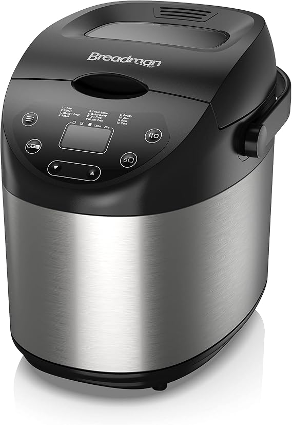 Breadman BK1200SS 2-Pound Stainless Steel Bread Maker