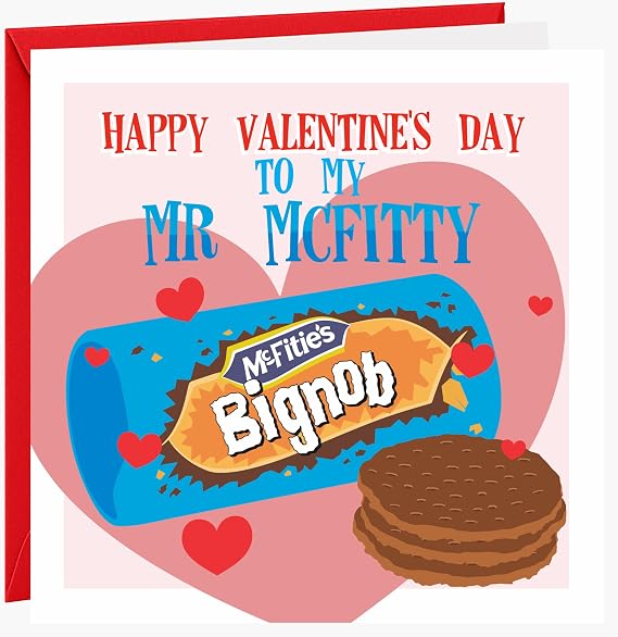 Funny Valentines Day Card for Boyfriend, Funny Valentine's Day Card for Husband - Valentine's Day Card for Him - Valentine's Day Cards for Fiance - Big Knob Biscuit