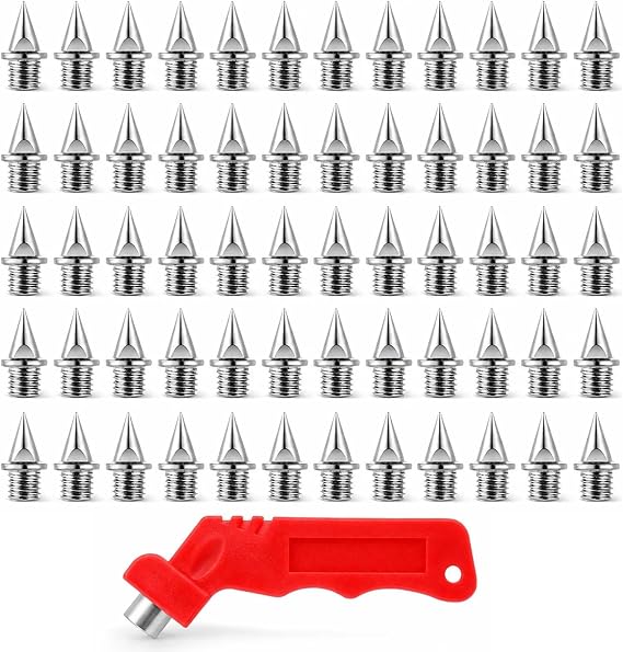 60PCS 6mm Track Spikes and Running Shoe Spikes with Wrench
