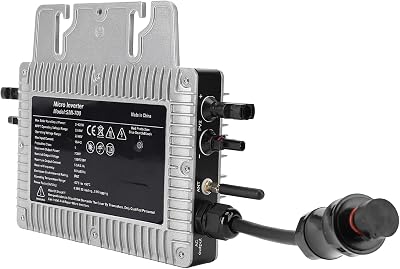 700W MPPT WiFi Solar Power Grid Connected Micro Inverter for Balcony PV System, Aluminum Alloy Design with Real Time Monitoring
