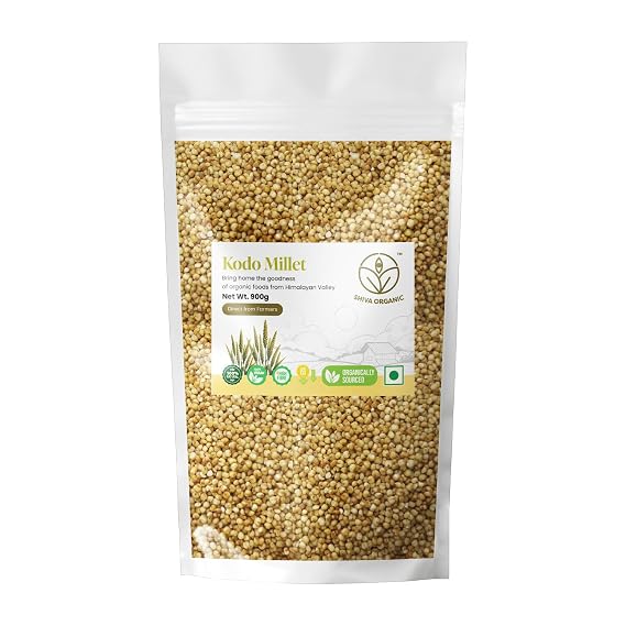 Shiva Organic Kodo Millet - 31.74 oz (900g) Unpolished Whole Grain | Shiva Organic Kodo Millet - 31.74 oz (900g) Unpolished Whole Grain