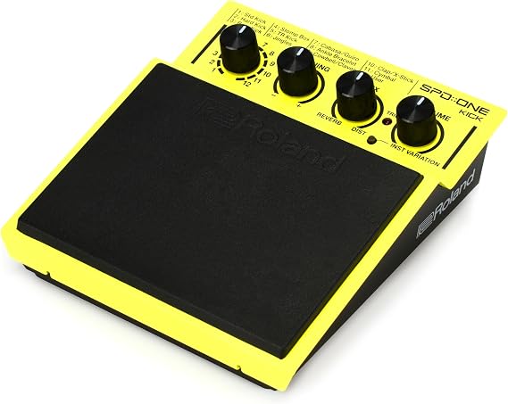 Roland Percussion Electronic Drum Pad, Kick (SPD-1K), Yellow
